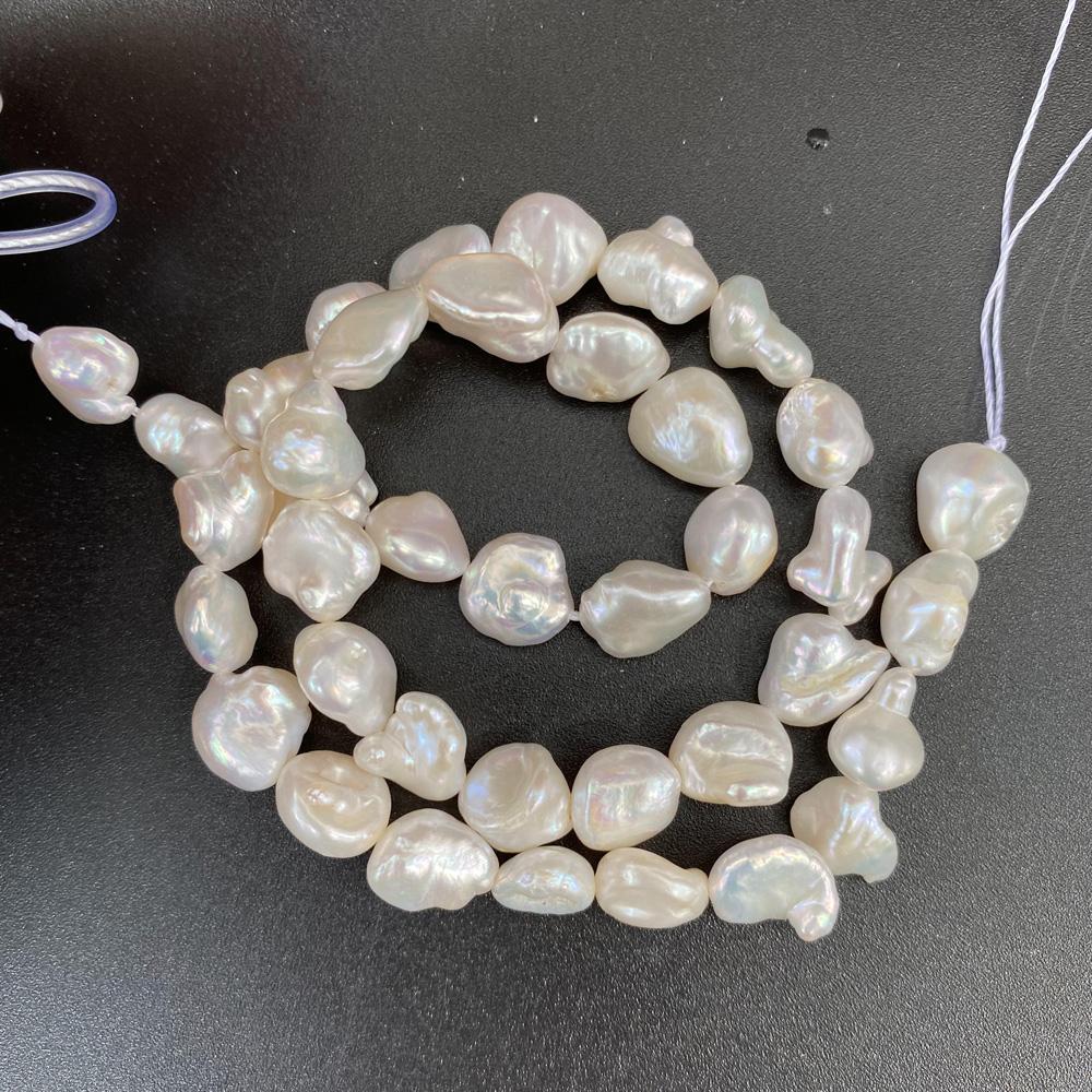 

1String, Button Shape Pearls, White Natural Freshwater Pearl Beads for Jewelry Making DIY Necklace Bracelet Crafts, Mother s Day Gift 36cm 1String/6-8mm-36cm белый