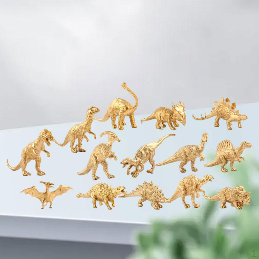 Hollow Prehistoric Dinosaur Toy Playset Figures Props Toys Party Favors Collectibles Ages 3+