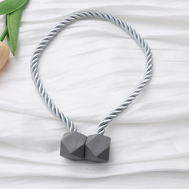 1pc Boho Style Magnetic Curtain Tiebacks - Easy Install, No Drilling Required, Stylish Curtains for Living Room