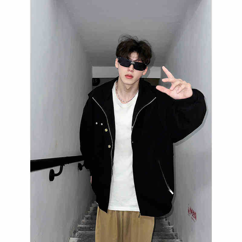 

Мужская весенне-осенняя новая американская трендовая марка, свободная повседневная куртка 3XL