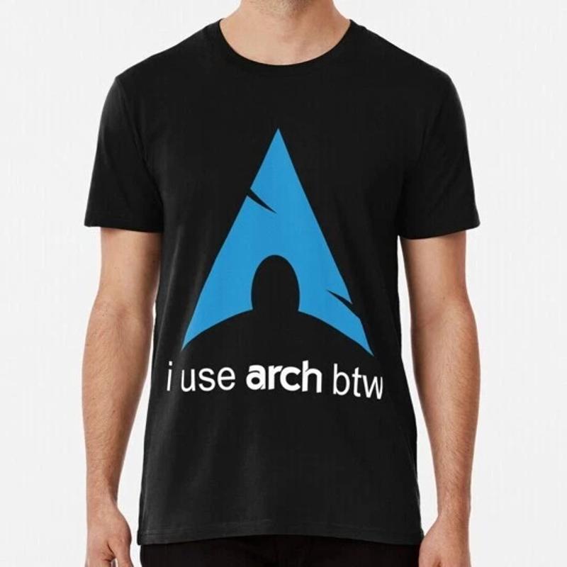 I Use Arch Btw Linux Size Premium T Shirt M 2XL S разноцветный