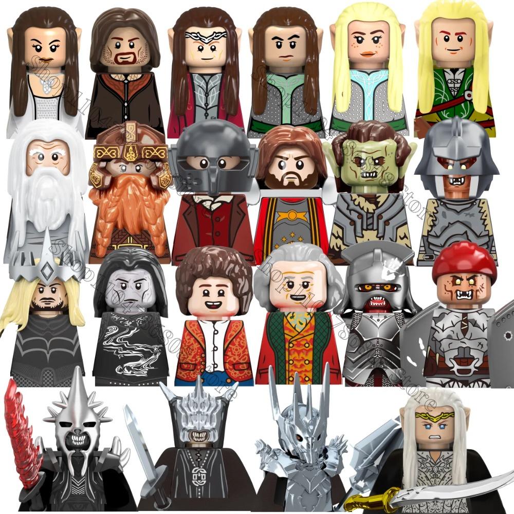 Lord of the Rings film anime figurine Uruk-hai Boromir ORCI blocuri de construcție model cadou pentru copii jucării din cărămizi