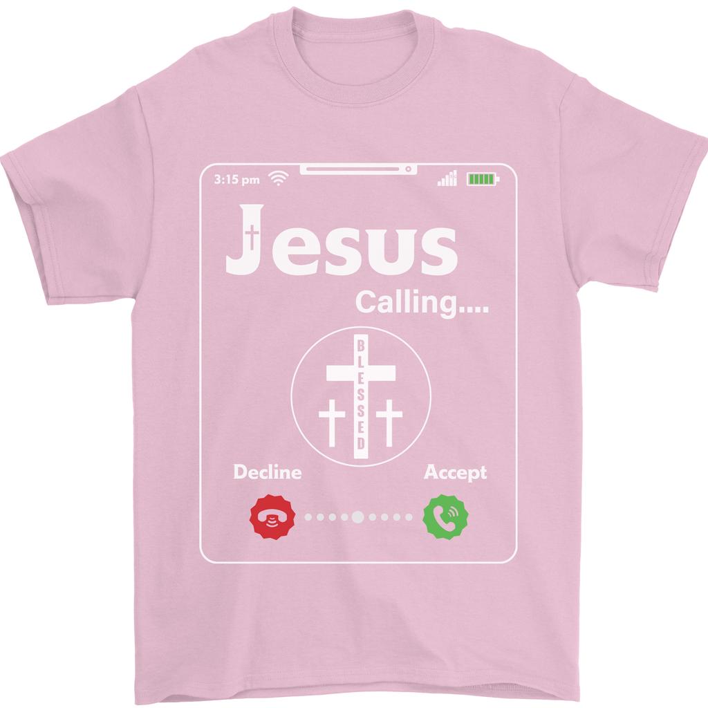 Jesus Is Calling Christian Christianity Unisexs TShirt 100 Cotton