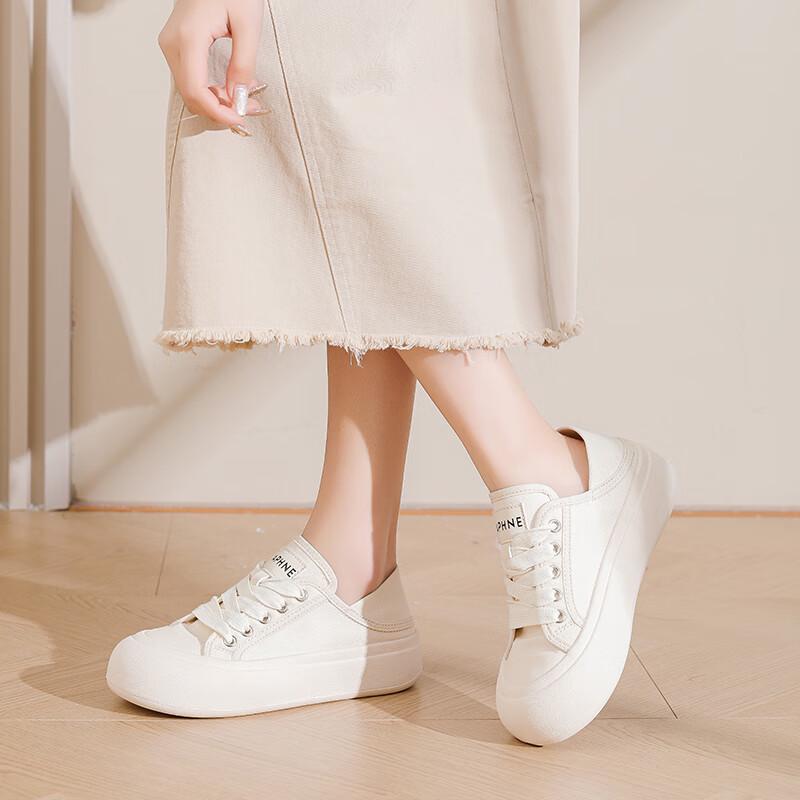 Daphne Women s Canvas Platform Casual Shoes 37