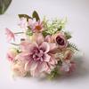 Silk Material Silk Dahlia Hydrangeas Design Fake Silk Flowers Party Wedding Decor  Home Decor