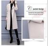 Korean Style Mid-Length Loose Woolen Coat - 2025 Trend, Autumn Winter, Plus Size, Thickened Women's Outerwear