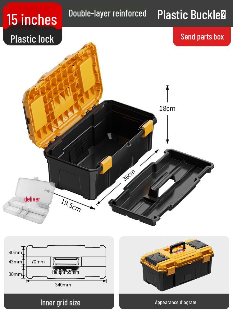 Delixi Multifunctional Electrician Tool Set with Industrial Grade Storage Box