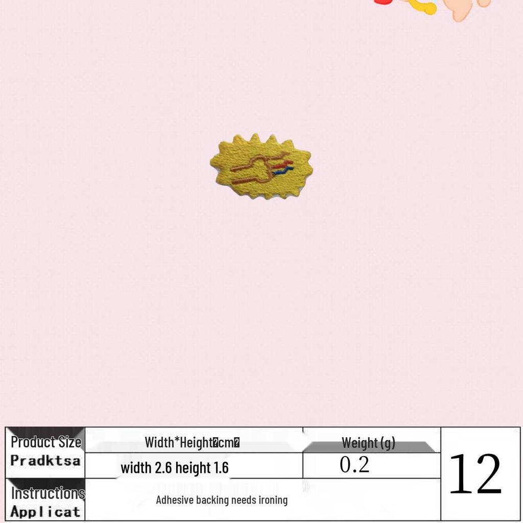 Creative Cartoon Korean Fabric Patch for DIY Clothes and Accessories