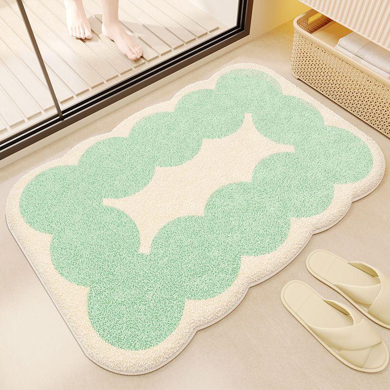 Dopamine bathroom door carpet floor mat toilet toilet water absorption non-slip dust removal foot pad imitation cashmere
