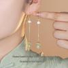 Women's Summer Style Fresh Pearl Earrings, High-End Hanfu Accessories, 925 Sterling Silver