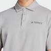 Adidas TERREX SS25 Polo Shirt Men's Pure Gray JI8330