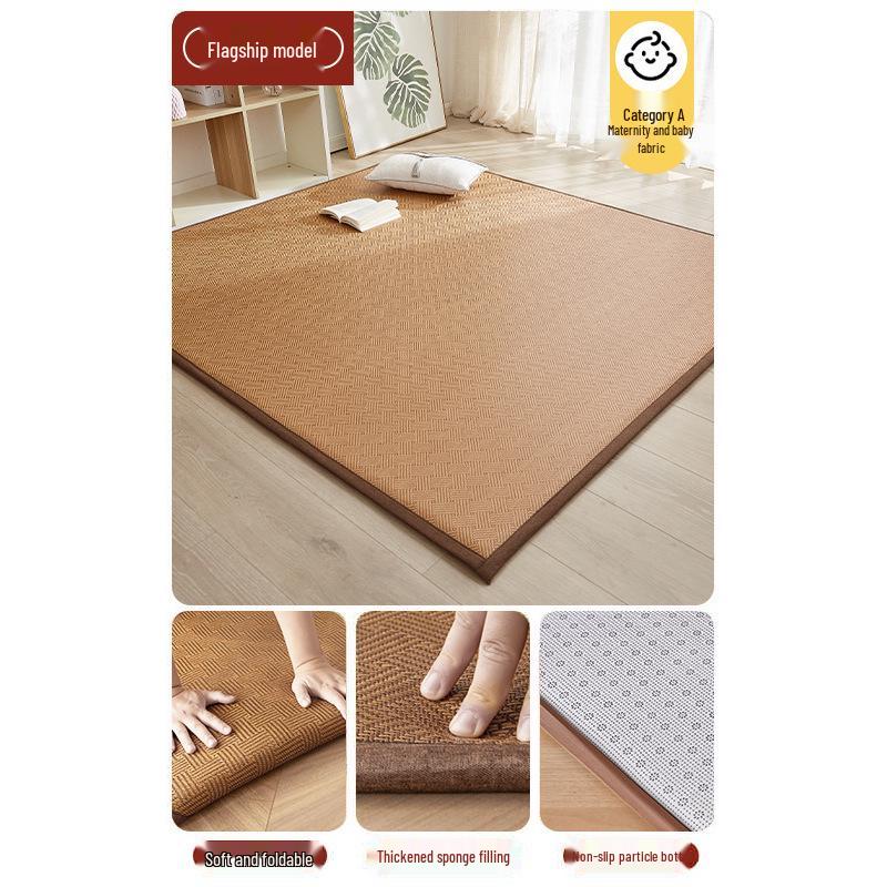 

Утолщенный охлаждающий ротанговый спальный коврик - Мягкий летний матрас для общежитий и пола 200x280cm Large