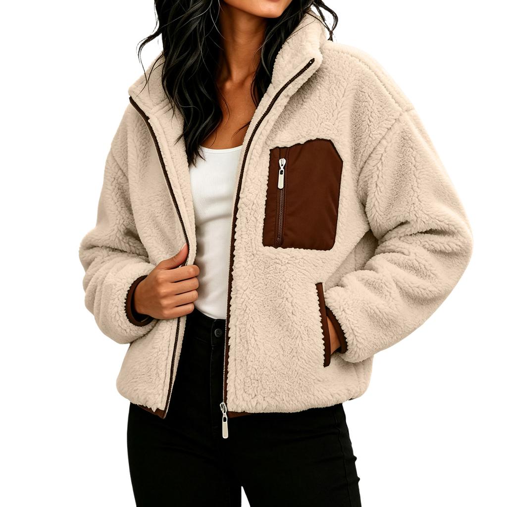 Women's Full Zip Jacket Long Sleeve Winter Outerwear