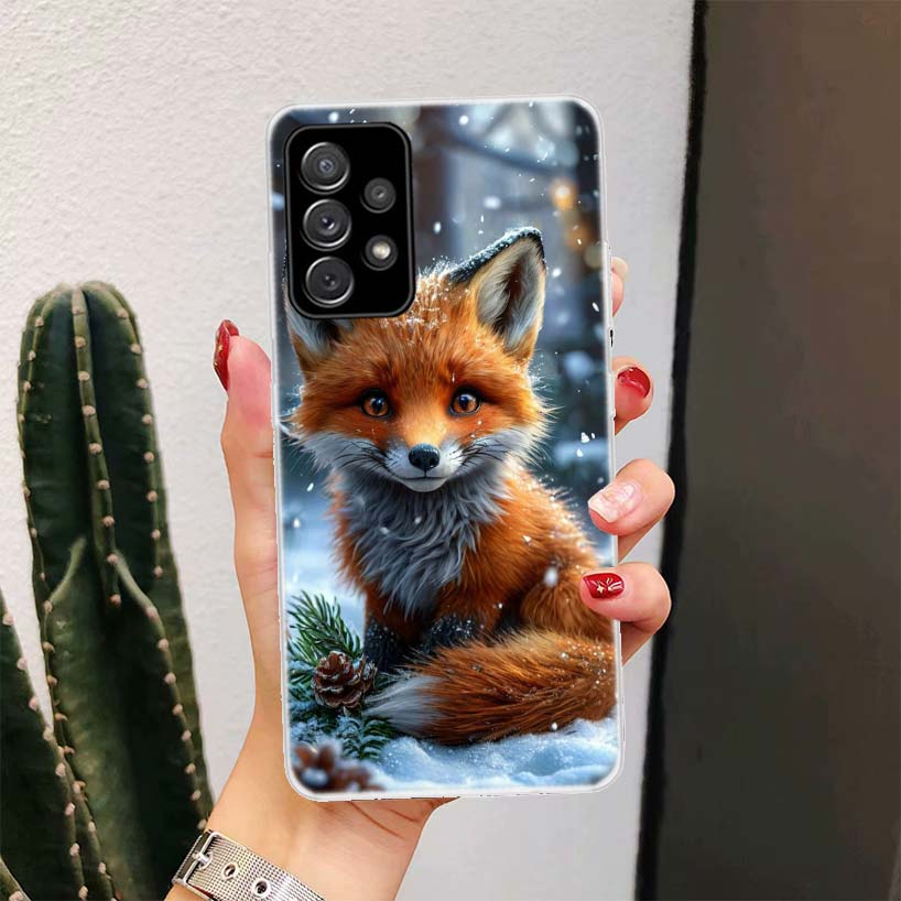 Animal Fox For Samsung Galaxy A16 A15 A14 A13 A56 A55 A54 A53 Phone Case A36 A35 A34 A33 A26 A25 A24 A23 A05S A04S A03S A15 A14