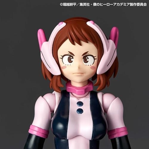 Kaiyodo Revoltech My Hero Academia Ochaco Uraraka, Approximately 130mm Tall, Non-scale PVC & ABS Painted Action Figure