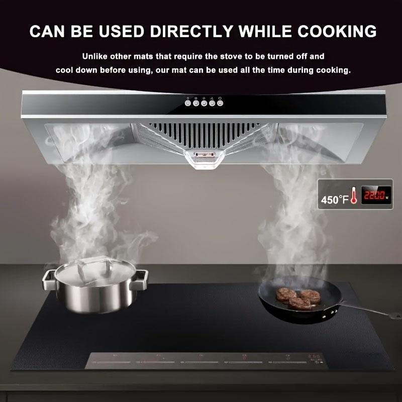 Non-Slip Induction Cooktop Protector Pad Heavy-Duty Stove Top Cover For Glass Stoves Ovens Glass Cooktops Kitchen Accessories