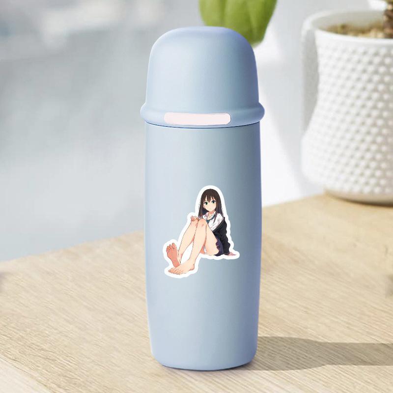 50 szt. Anime Sexy Foot Girl naklejki na laptopa etui na telefon gitara samochód deskorolka dekoracja