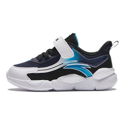 Comfortable Versatile Non-Slip Shock Absorbing Durable Low-Top Kids Running Shoes Kids Sneaker Black White Blue A312419908-3