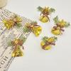 Golden Christmas Bell Tree Decoration Pendant