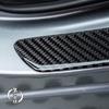 2x 49CM Carbon Fiber Car Scuff Plate Door Sill Cover Panel Step Protector Guard