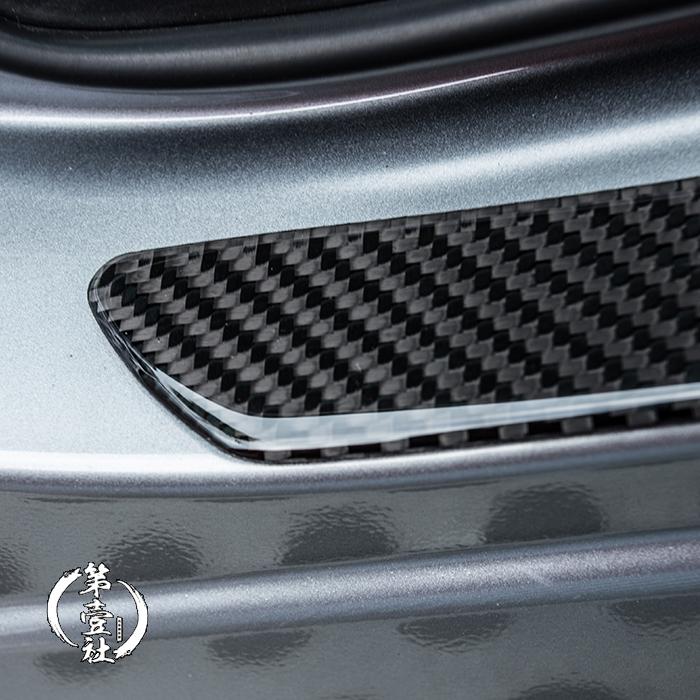 2x 49CM Carbon Fiber Car Scuff Plate Door Sill Cover Panel Step Protector Guard