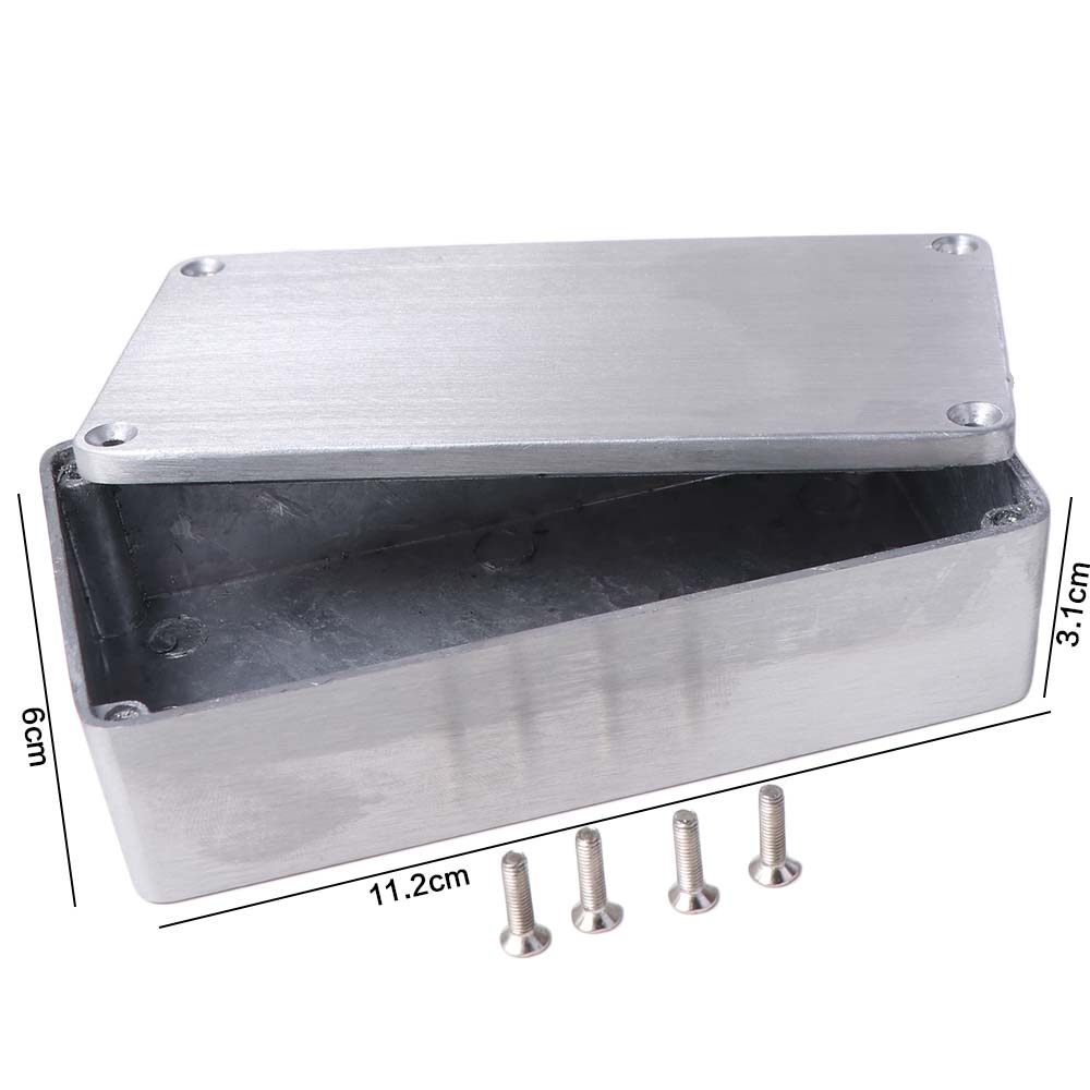 1590B Effects Pedal Enclosure Aluminum Guitar Effect Cases Aluminum Stomp Box Musical Instrument
