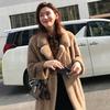 Women Winter Casual Warm Parka Jacket Solid Outwear Coat Fur Overcoat