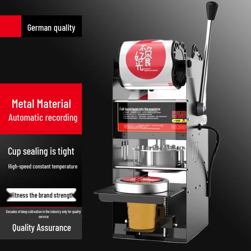 Sule Commercial Manual Cup Sealer with Counter