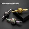 Orb Magic Anxiety Toy Fidget Spinner Stress Easing Reducer Spin Fidgets Hand Bearing Tri Spinner Novelty Gift For Adults