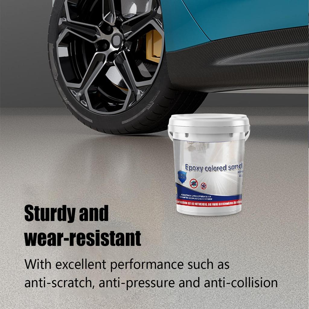 Rivestimento per pavimenti effetto marmo Autolivellante Vernice per pavimenti ad alta lucentezza Impermeabile Rivestimento epossidico a base d'acqua per Casa Fabbrica Garage