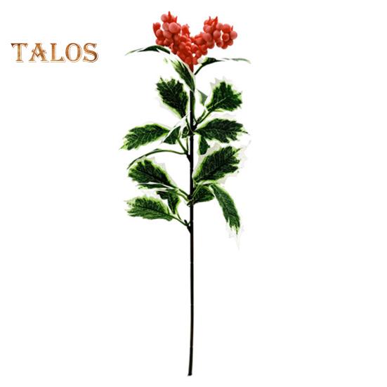 Künstliche rosa Beerenstiele, weihnachtliche rote Beerenpicks, künstliche Beerenzweige für Weihnachtsbaum, DIY-Bastelarbeiten, Hochzeit, Urlaub, Heimdekoration