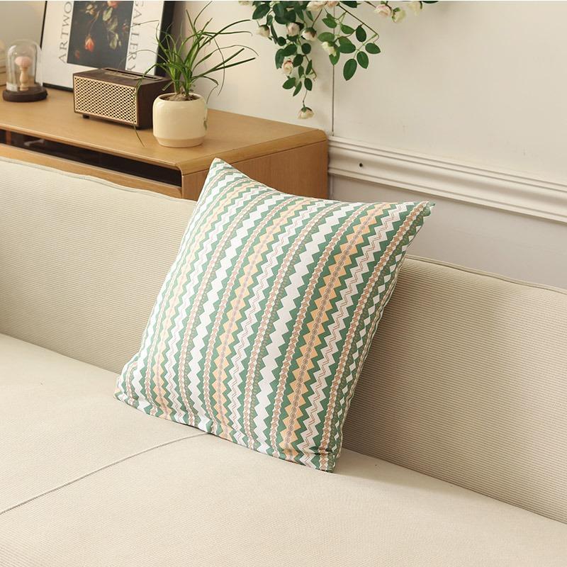Cotton Canvas Pillowcase, Printed Cushion Cover for Living Room Cotton Pillowcase Home Decor Bedroom Sofa Holiday Decorations