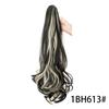 Corn Perm Long Wavy Curly Ponytail Ombre Pony Tail Hairpiece Claw Clip Ponytail Wig  Daily