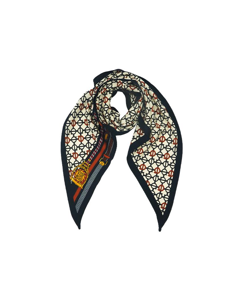 LOUIS QUATORZE SCARF Ivor Wool Silk Diamond Scarf