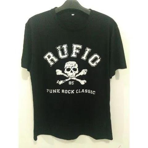 Unisex Short Sleeve Crew Neck Cotton T Shirt Rufio XL