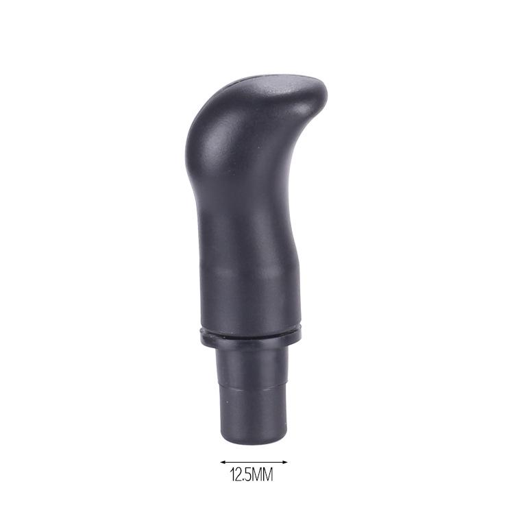 12.5mm Muscle Relaxer Fascia Gun Head: Metal & ABS PP Home Fitness Massage Stick Accessory.