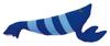 Petio Cat Toy Kigurumi Love Blue Shrimp