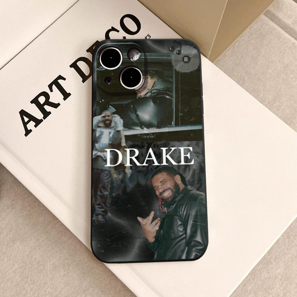 Rapper D-Drake Phone Case FOR IPhone 15promax 14 11 12 Pro 8 7 15 Plus 13 Pro MAX XR XS MINI Black Soft Covers