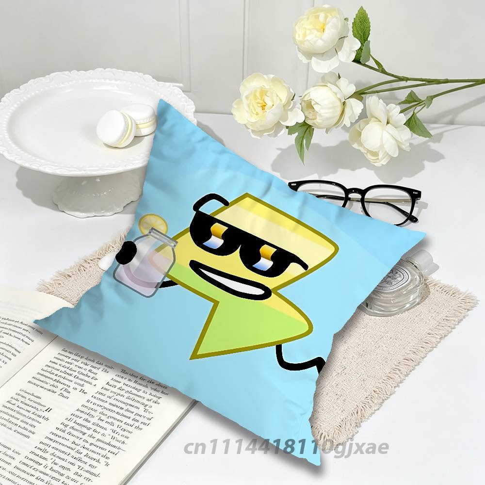 BBattle for Dream IIsland BFDI Pillow Case Living Room Sofa Cushion Cover Suitable For Home Bedroom Room Decoration