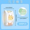 500Pcsroll Cute Q  Anime Graffiti Roll Stickers Waterproof  Decals For Phone Skateboard Cartoon Pikachu Sticker For Kids