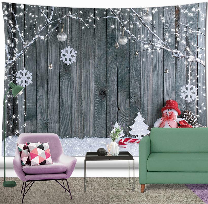 Рождественский гобелен Гобелен для спальни Гобелен для гостиной Абразивная ткань 210*150cm — фото 9