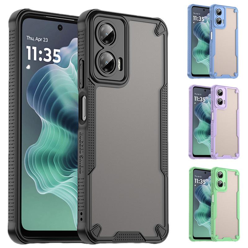 Hybridní Odolný Ochranný Kryt Pro Motorola Moto G35 G55 G75 5G Pouzdro Nárazuvzdorné Coque Fundas Capa