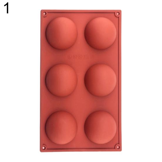 Half Sphere Chocolate Dessert Shape Silicone Cake Decor Mold DIY Kitchen Tool