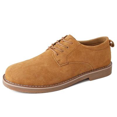Plus Size Classic Suede Leather Oxford Shoes For Men Flats Comfortable Casual Shoes Moccasins Men Footwear