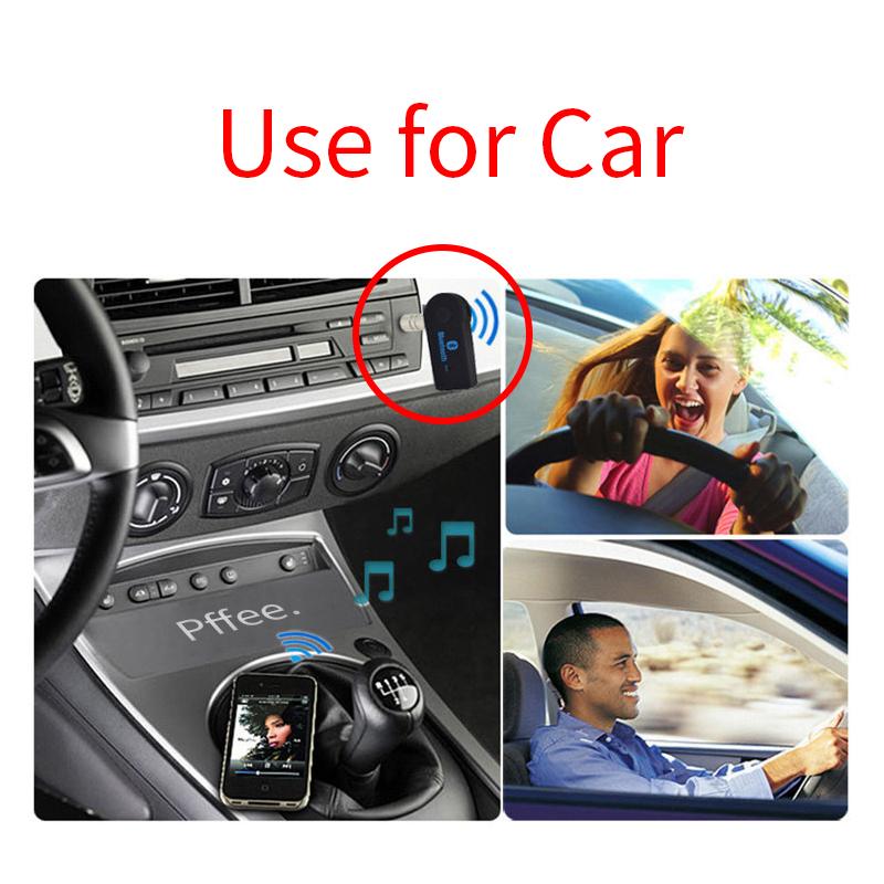 Pffee 3,5 mm Klinke AUX Bluetooth Empfänger Wireless Audio Adapter für Telefon Auto Lautsprecher