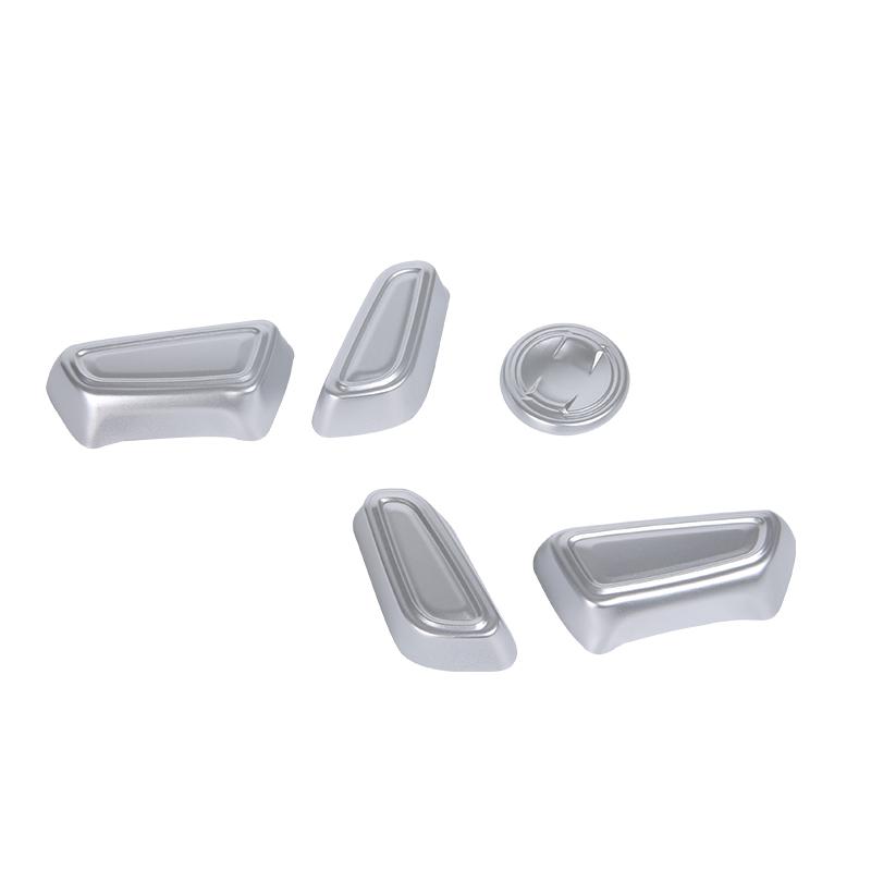 

ABS автомобильное сиденье переключатель регулировки ручка отделка крышка наклейки модификация аксессуары для Toyota Camry 70 XV70 2018-2024 2024 2024 серебряный