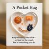 1Pcs Sports Basketball Pocket Heart Shaped Basketball Equipment Statue Emotional Inspiration Card Thank You Gift