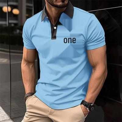 Men's Slim Fit Short-Sleeve Polo Shirt with Chest Pocket