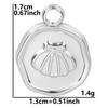 10pcs/Lot No Fade Metal Charm Sword Marine Organism Stainless Steel Pendants For Jewelry Making Supplies Animal Charms Findings