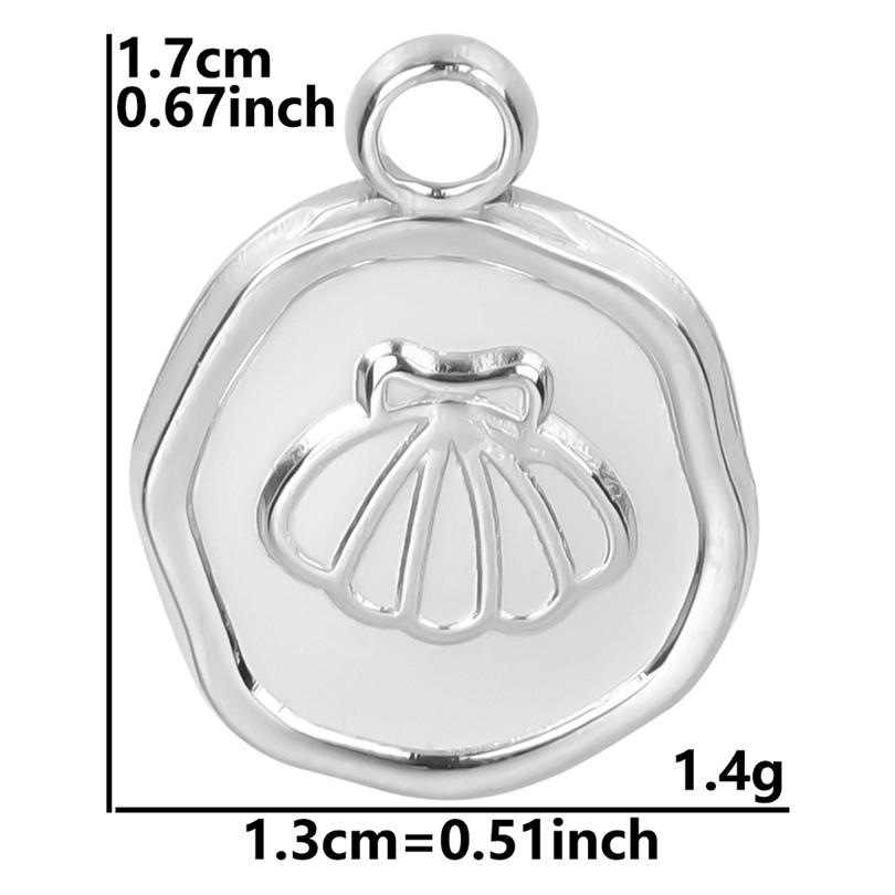 10pcs/Lot No Fade Metal Charm Sword Marine Organism Stainless Steel Pendants For Jewelry Making Supplies Animal Charms Findings